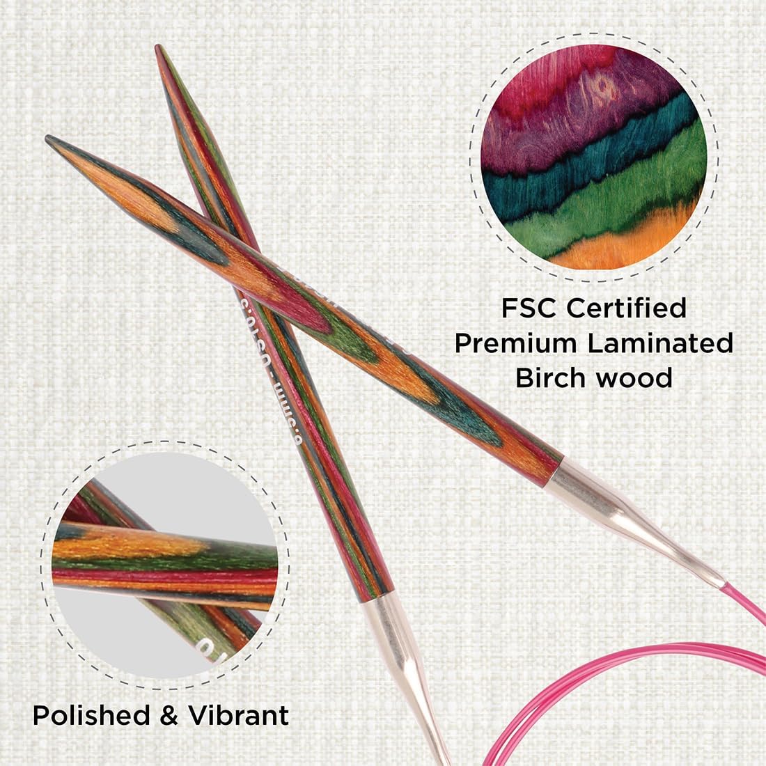 KnitPro Symfonie Fixed Circular Needles 24