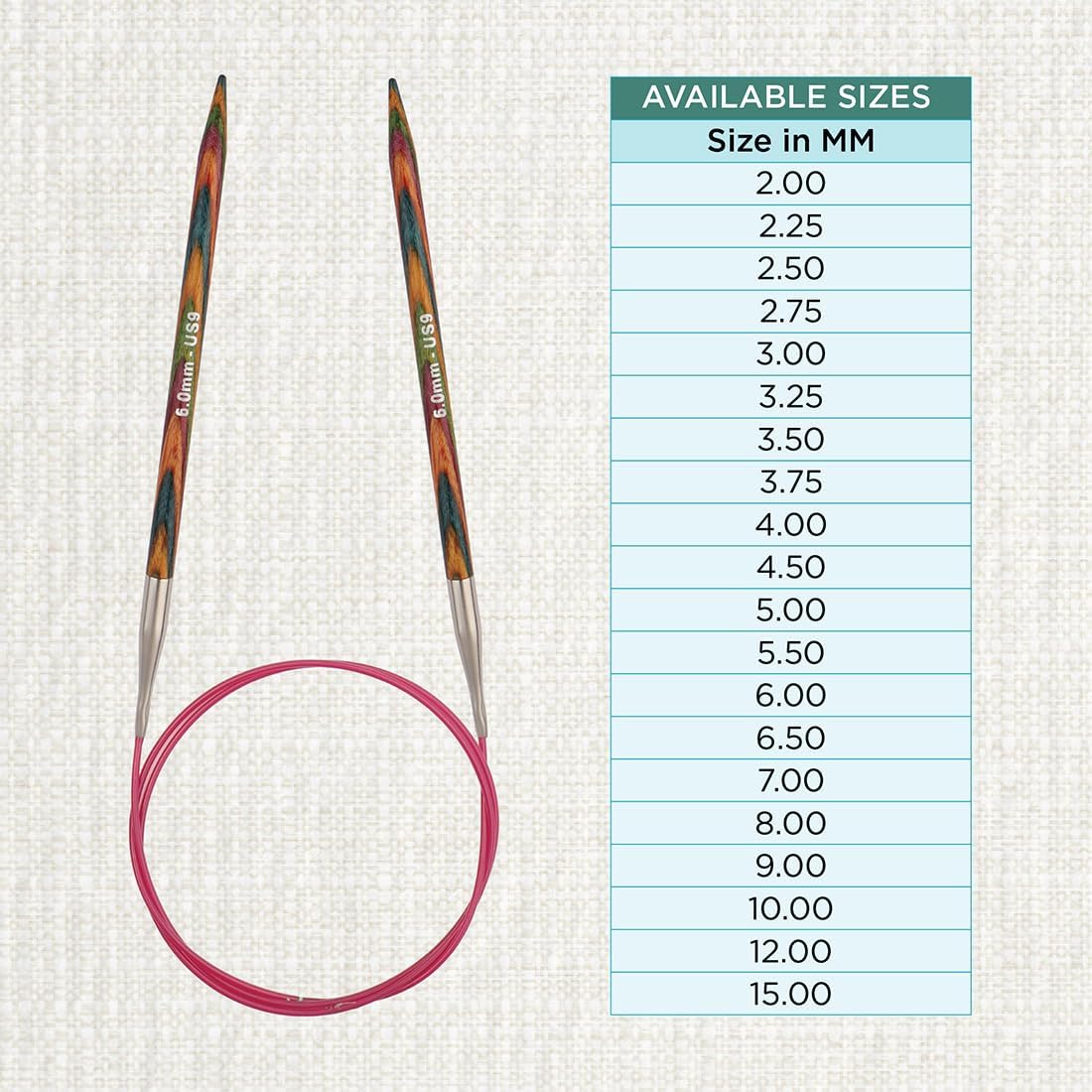 KnitPro Symfonie Fixed Circular Needles 24