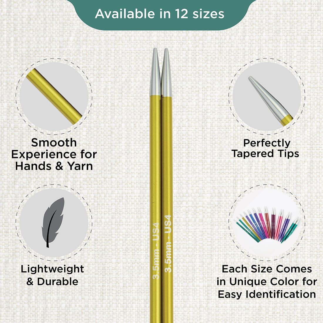 KnitPro Zing Interchangeable Circular Needles 5
