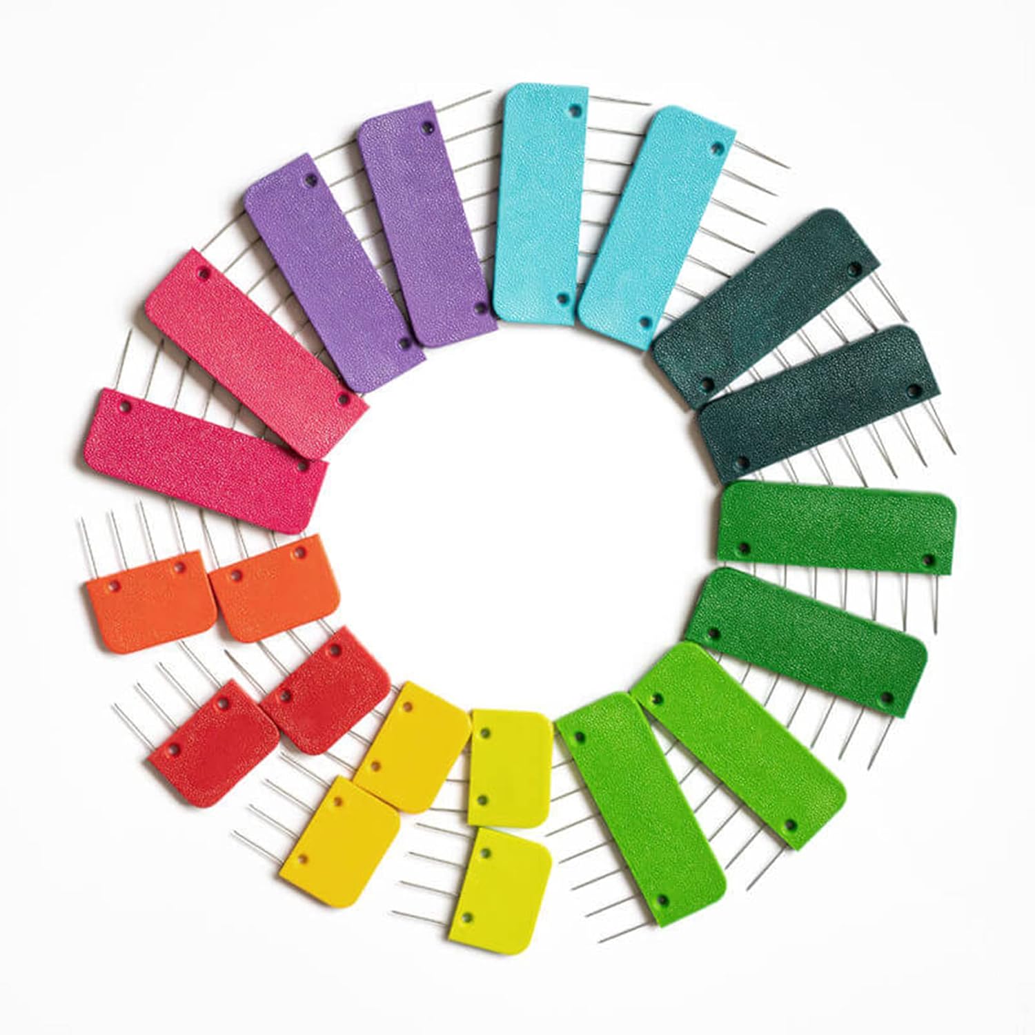 KnitPro KP10878 Rainbow Knit BLOCKERS PK20, Assorted