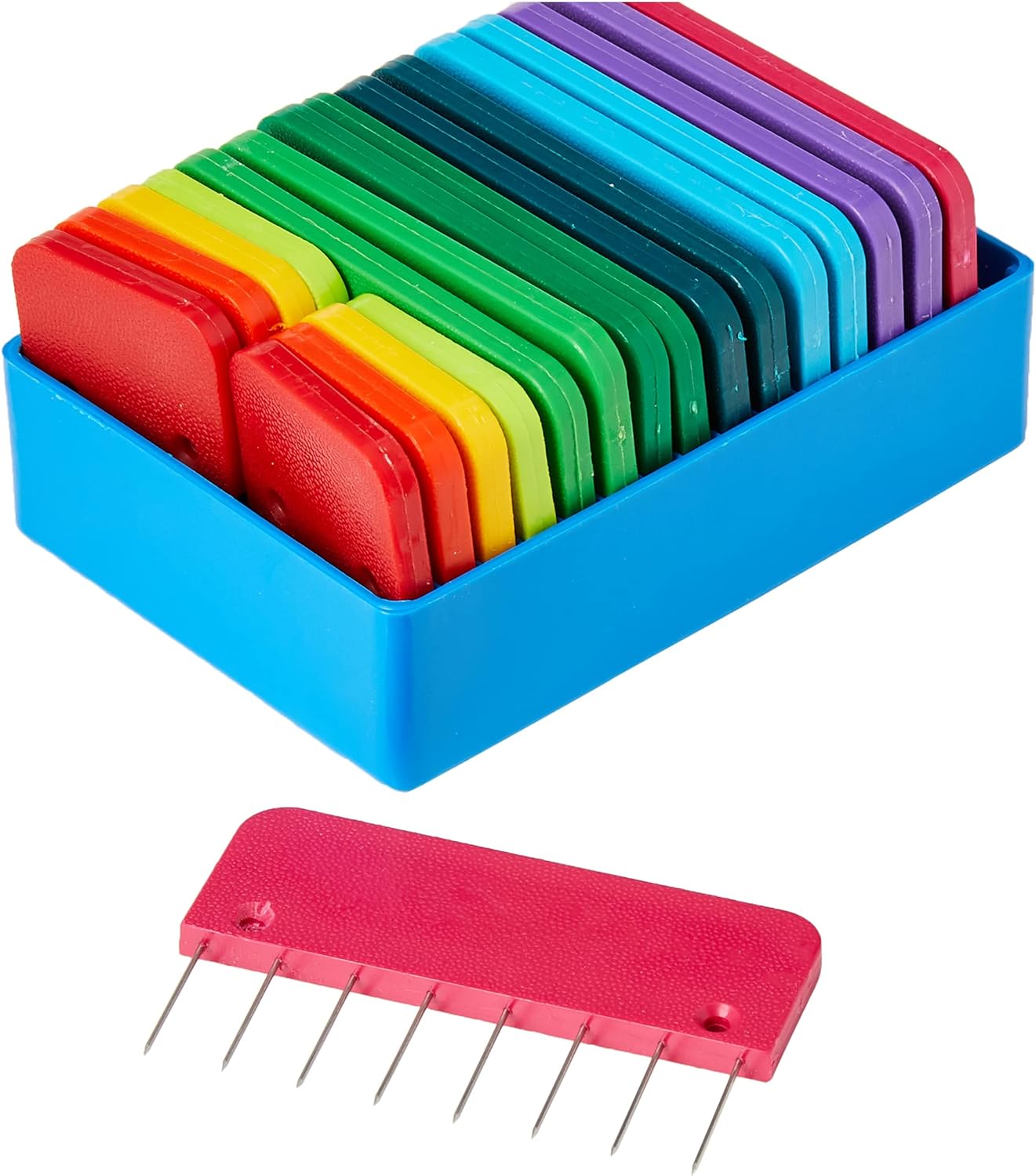 KnitPro KP10878 Rainbow Knit BLOCKERS PK20, Assorted