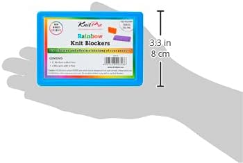 KnitPro KP10878 Rainbow Knit BLOCKERS PK20, Assorted