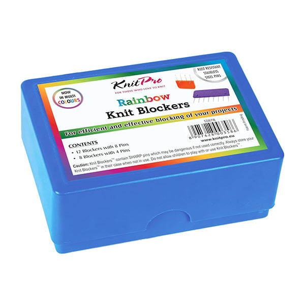 KnitPro KP10878 Rainbow Knit BLOCKERS PK20, Assorted