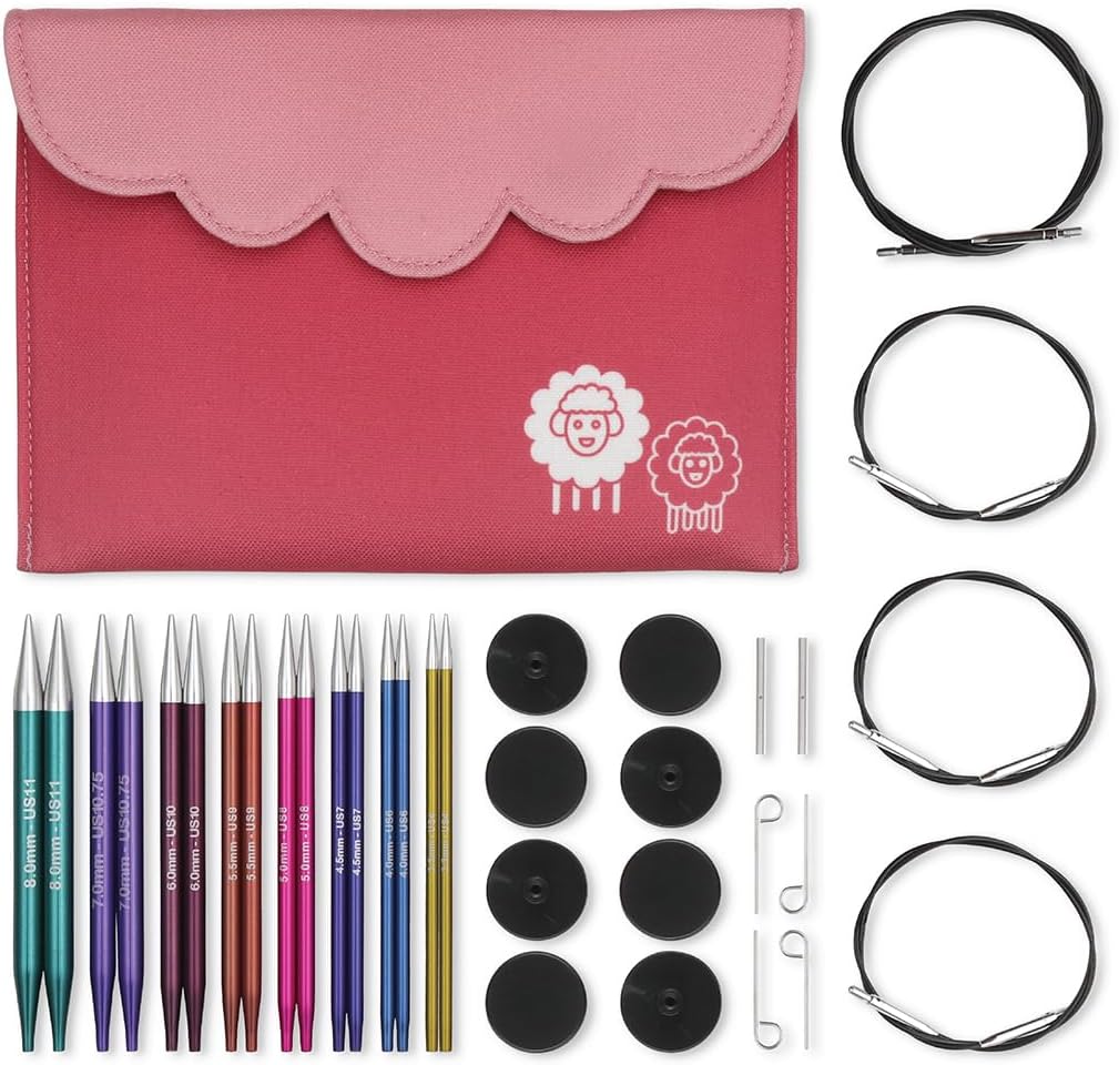 KnitPro Zing Deluxe Interchangeable Needle Set 5