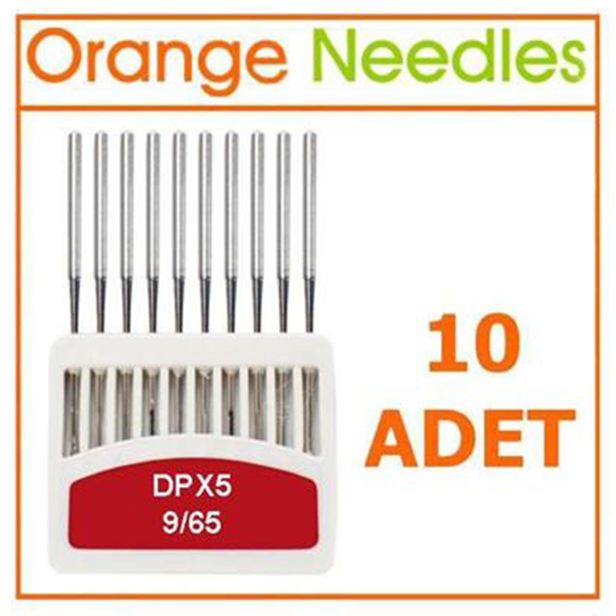 FDM Orange DPx5 Flat Sewing Machine Needle Size 9 Pack of 10